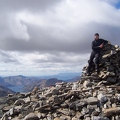Stuart on the summit of Sgurr a Mhaoraich