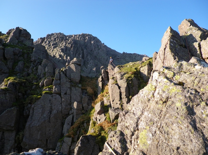At the top of Needle Ridge but still a while away from the summit of Great Gable.JPG