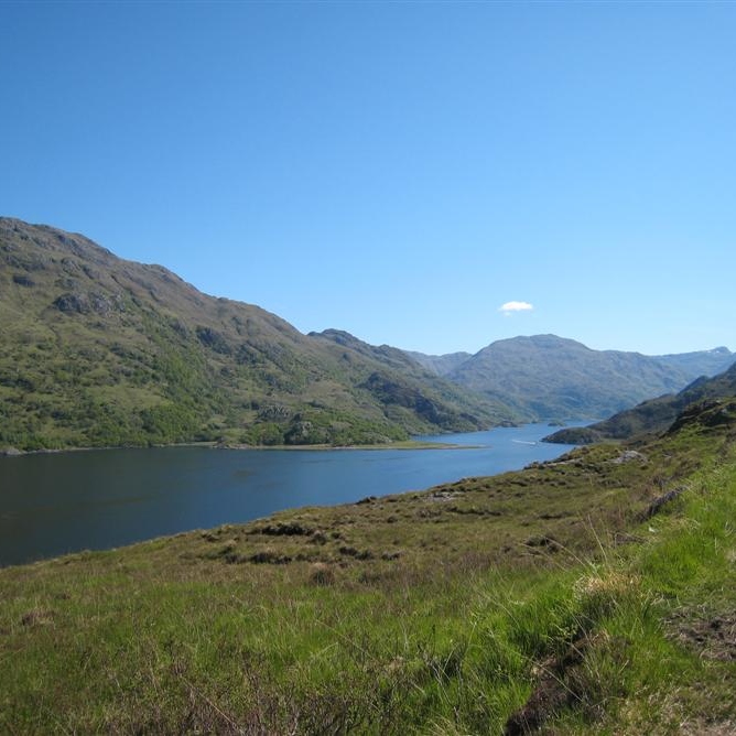 Loch Hourn from walk out track