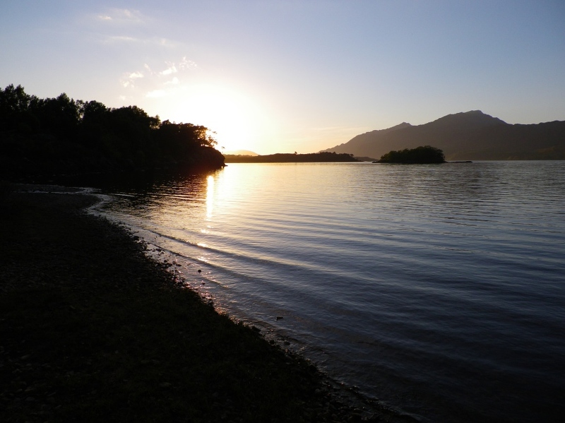 Sunset on Loch Maree.JPG