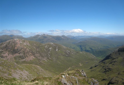 Loch Eilde Mor and the Mamores beyond