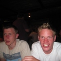 Tom and Lewis in the Clachaig (Lewis caught sun!)