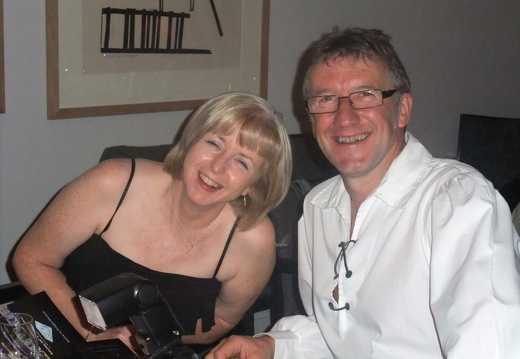 Colin Baird - 60th OMC dinner - Ian and Caroline