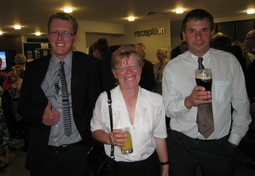 C Murray - Simon Walsh, Alison Fox & Andy Whitehead OMC 60th Dinner Sept 2010 149