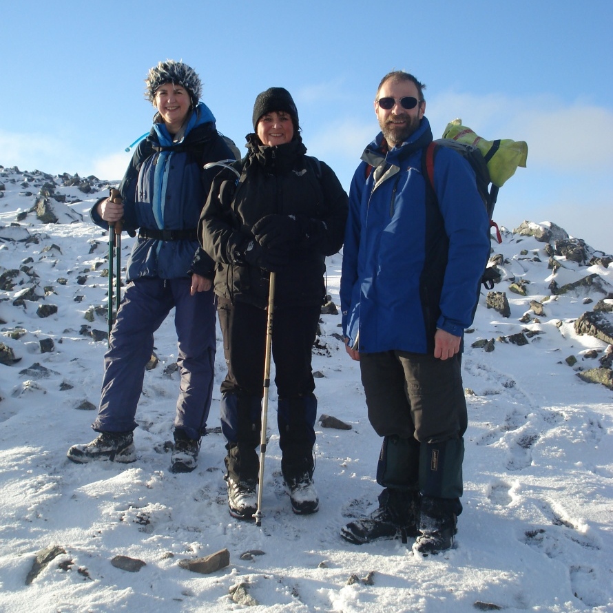 Part of An Socach Group during Descent