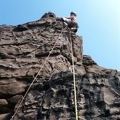 Jeanie on Rockette's Climb