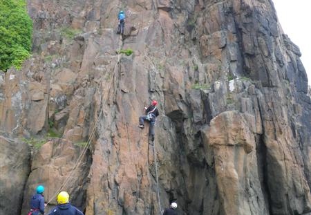 Midweek climbing at Aberdour - 19/05/11