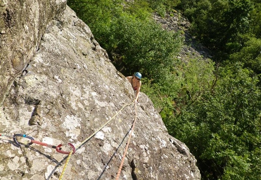 Jeanie on the slab on the 2nd pitch of Eve