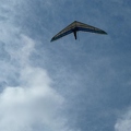 Loads of hang gliders on the walk out