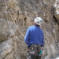Climbing at Sas de Stria