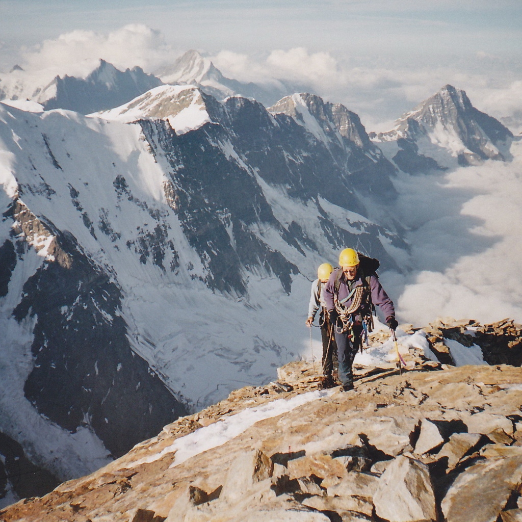 Adrian _ Alan on Jungfrau - 2004