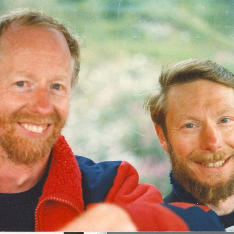 Look at us now_ Murray and Brian on the Haute Route_ _Claude Young_s photo_