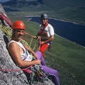 John Chroston and Ben Law on Ardverike Wall by Andy Cloquet
