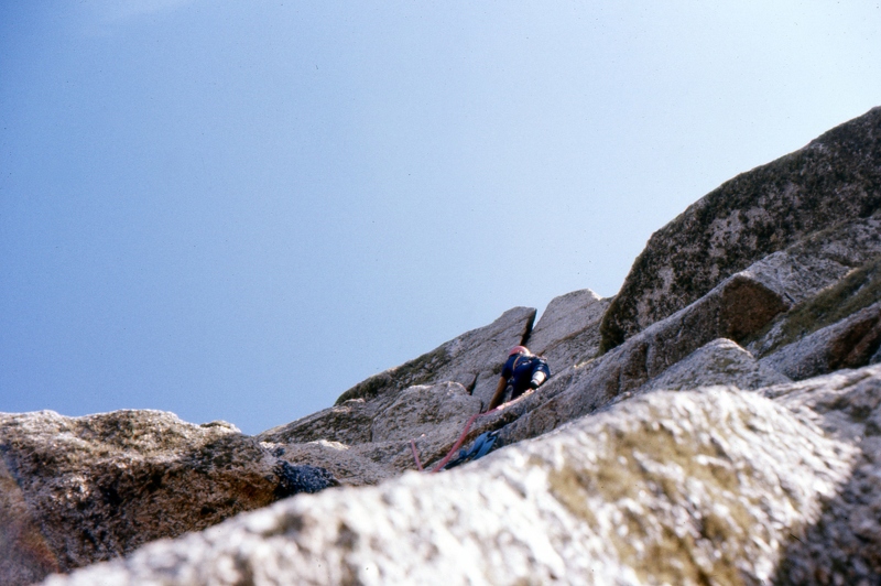 Alastair Wilson - Alex Agnew climbing Little Brown Jug_ Bosigran_ Cornwall_ 1976.jpg