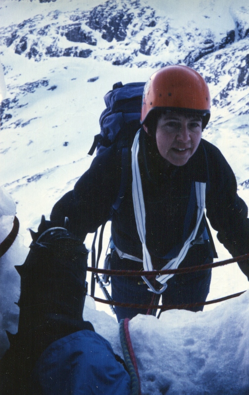 LizP - Entering Ice Cave on the curtain grade V_ Ben Nevis March 1st 1986.jpg