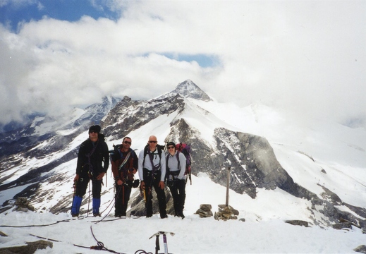 Unknown Photographer, Andy, Stuart, Elke and Rod on Hoher Riffler, Zillertal, 2000.jpg
