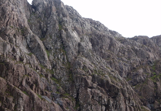 Middle tier of 'B' buttress of Aonach Dubh