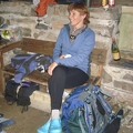 Jean in the bothy