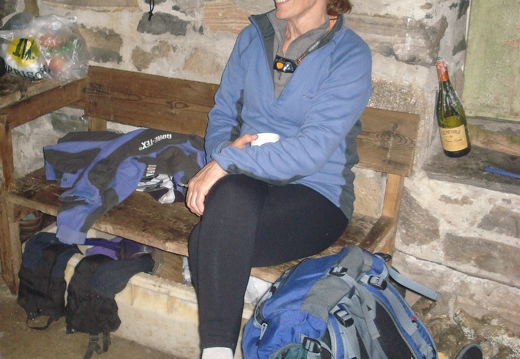 Jean in the bothy