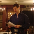 Chris - awarding prizes (taken by photographer with shaky hands)