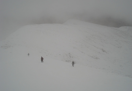 Descent off Stob Coir'an Albannaich