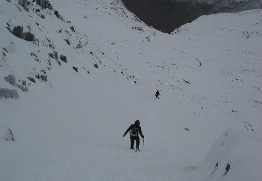 Descent to col before heading up Meall Tarsuinn