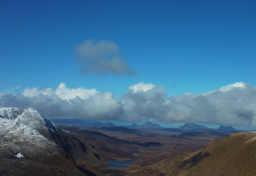 Assynt hills, Seana Bhraigh in foreground