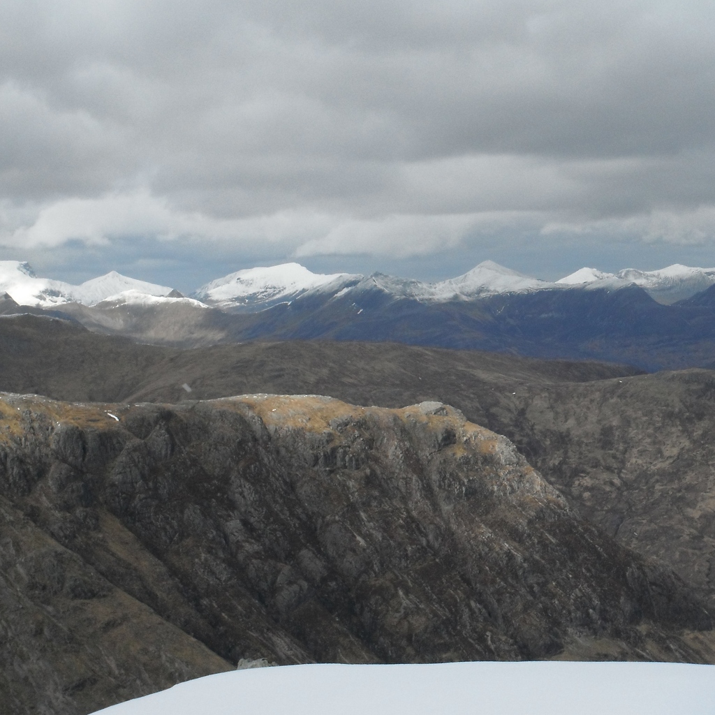 Mamores and Nevis from the Buachaille