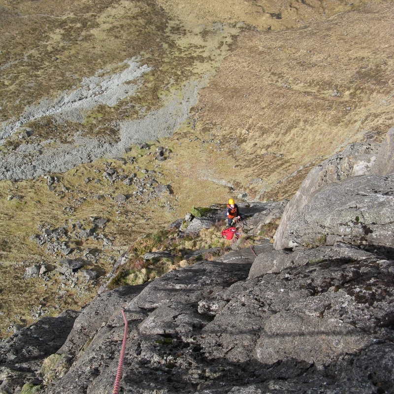 Looking back down pitch 4