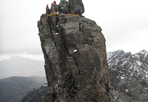A busy summit (Photo by jean Moffat)