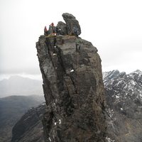 A busy summit (Photo by jean Moffat)