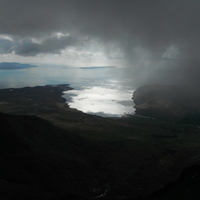 Looking down into Glen Brittle