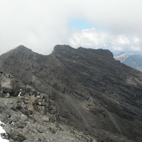 Views from summit of Sgurr nan Eag looking to Sgurr Dubh Mor