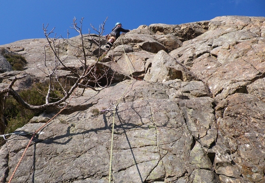Jeanie new-routing on Bayview Crag - Alluring Complexity?