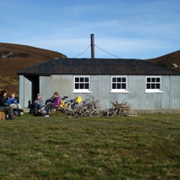 Breakfast in front of the bothy