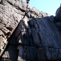 Rod on The Krill, Pinnacle Area, Reiff (Xyles and Skel to the right)
