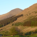 Ben More from cottage decking area