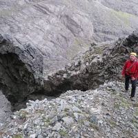 On pinnacle rake. The owl pinnacle is on the left, unfortunately the wrong angle to see why it's named as such.