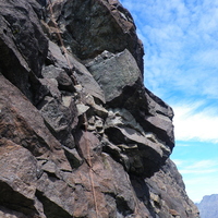 The abseil from Sgurr Dubh Beag