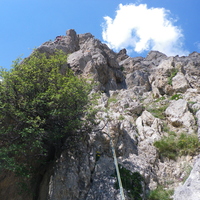 Jeanie on the lovely arete