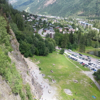 Looking towards Chamonix
