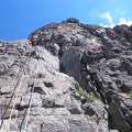 The 4b pitch after the abseil