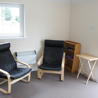 Seating in new kitchen