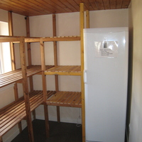 Foodstore adjacent to kitchen