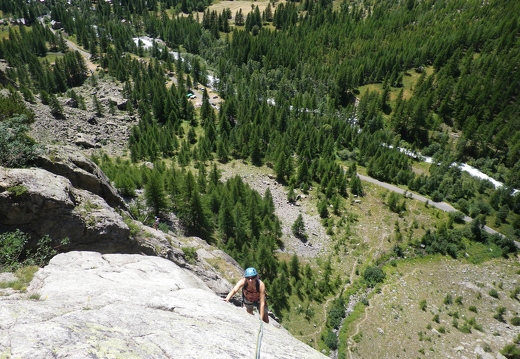Jeanie on 5th pitch of Cascade Blues
