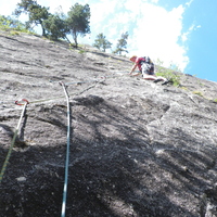 On the superb slab on 3rd pitch of Ma, Que!