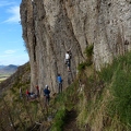 Moy Rock: much steepness