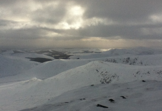 Southern Cairngorms snowscape