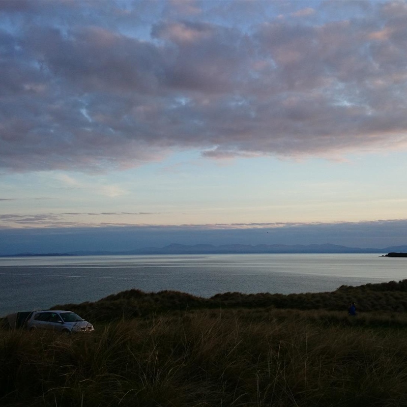 Western Isles in the distance