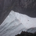 Snow Pyramid in a gully